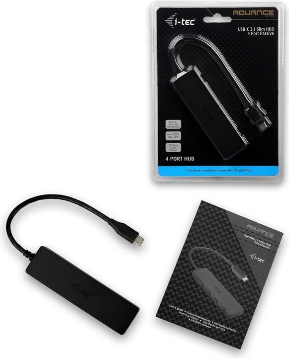 Actual product image i-tec C31HUB404 (USB-C, 4 Ports)