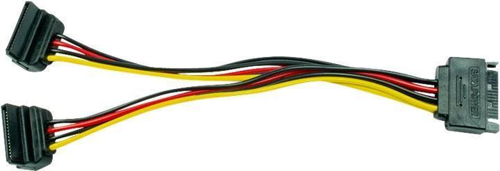 Produktbild Intertech Inter-Tech 88885532 SATA-Kabel 0,15 m SATA 15-Pin 2 x SATA 15-Pin
