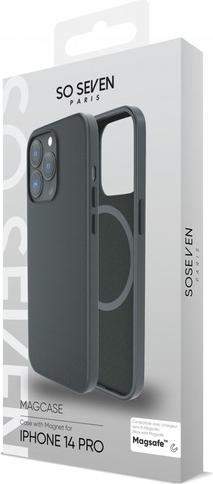 Produktbild So Seven Mag Coque Toucher Cuir Noir Iphone 14 Pro (Apple iPhone 14 Pro)