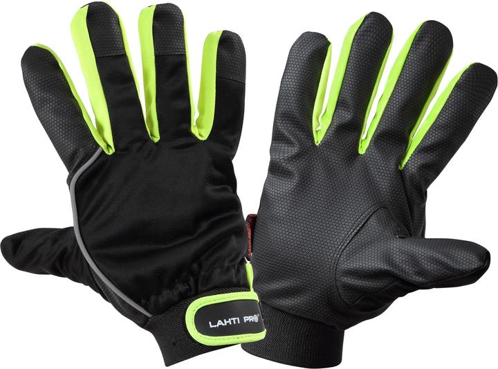 Actual product image Lahti Pro Warm gloves black l251109p, card, "9", ce, lahti (9)
