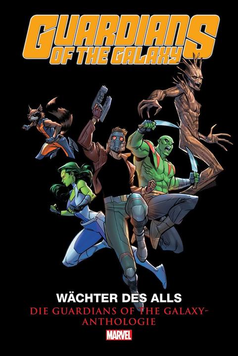 Actual product image Panini Guardians of the Galaxy Anthologie (German, Mike Mignola, Brian Michael Bendis, Dan Abnett, Stanua Lee, Steve Gerber, Arnold Drake, Ron Wilson, Sal Buscema, Ron Lim, Andy Lanning, Al Milgrom, Larry Lieber, Ming Doyle, Stan Lee, Jack Kirby, Angel Medina, Bill Mantlo, Ralph Macchio, Jim Valentino, Steve McNiven, Donny Cates)