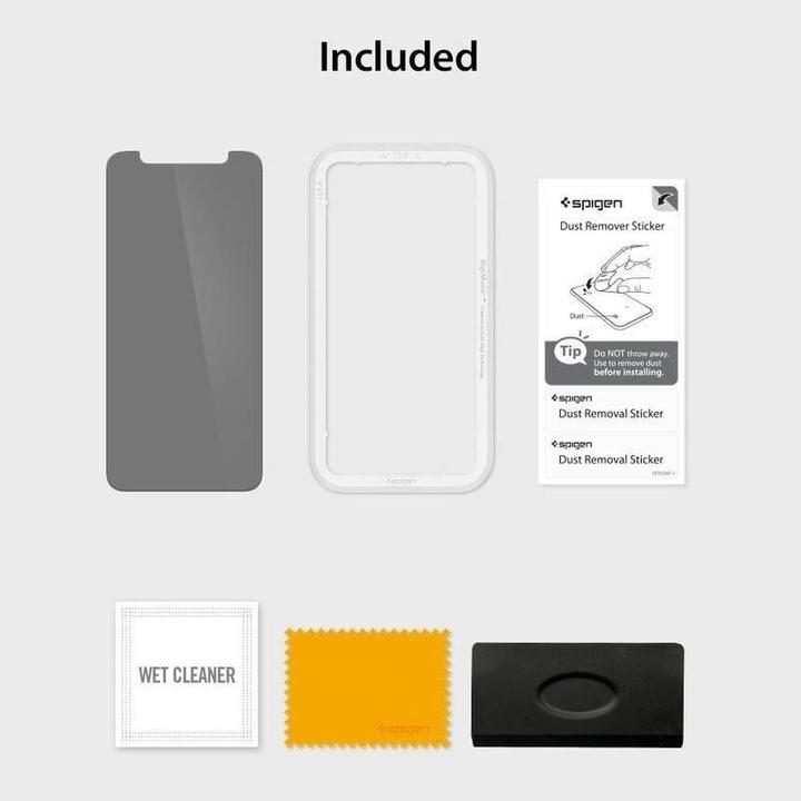 Immagine prodotto Spigen Vetro Temperato Alm Glass.Tr Iphone 11 Privacy (1 Pezzo/i, Apple iPhone XR, Apple iPhone 11)