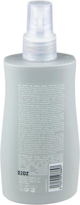 Actual product image Postquam instant sun defense 200 ml (Sun lotion, 200 ml)