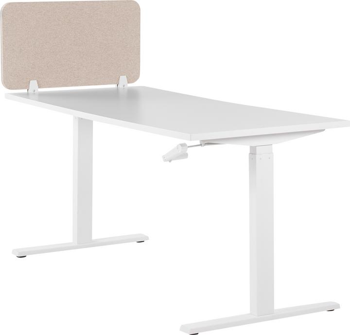 Immagine prodotto Beliani Divisorio per scrivania beige 80 x 40 cm WALLY