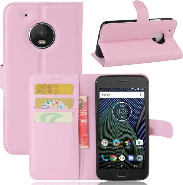 Produktbild MU Classic Leder Hülle mit Litchitextur (Motorola Moto G5)