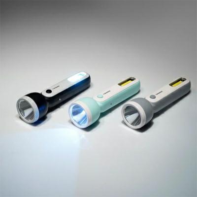 Tiross Taschenlampe WIEDERAUFLADBAR 3W LED + 1W COB TS-1854 (180 lm)