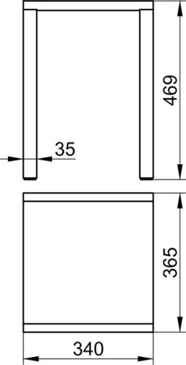 Image du produit Keuco Tabouret PLAN vc/sw