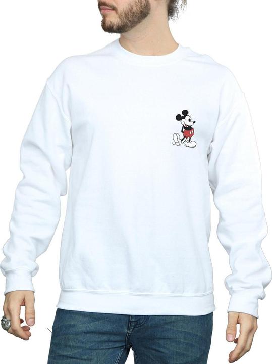Immagine prodotto Disney Mickey Mouse Kickin Retro Chest Felpa Uomo (XL)