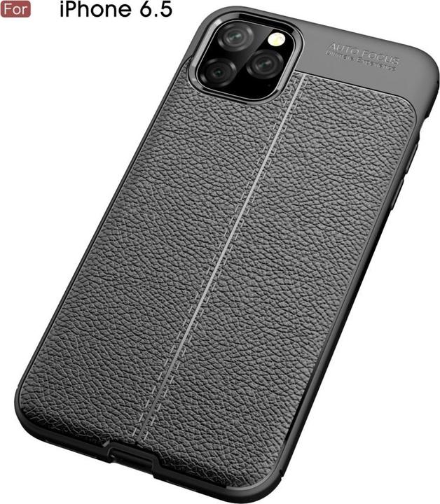 Produktbild Screenguard Apple iPhone 11 Pro Max Hülle Leather Design TPU Cover (Apple iPhone 11 Pro Max)