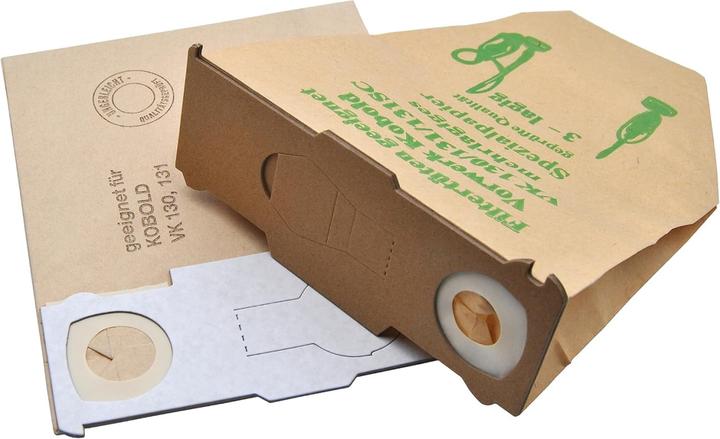 Actual product image Plutoos 10 hoover bags suitable for Vorwerk Kobold 130, 131 and SC models (10 x)