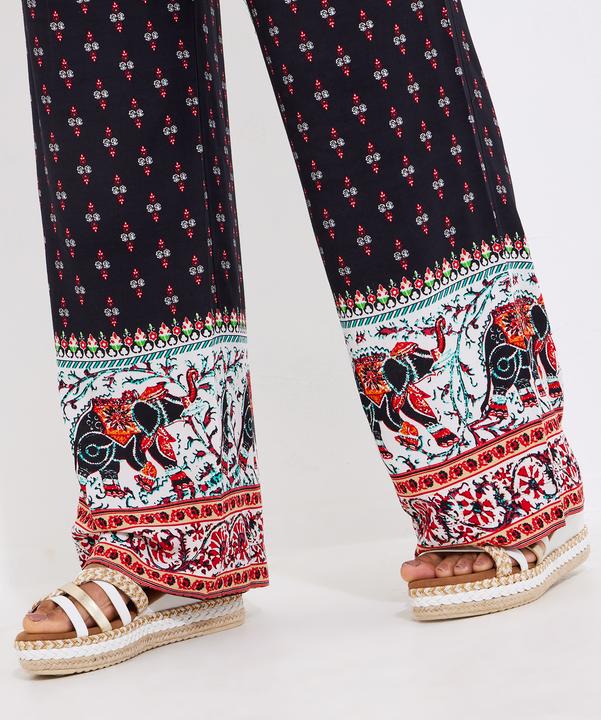 Immagine prodotto Joe Browns Elephant Print Wide-Leg Trousers (38)