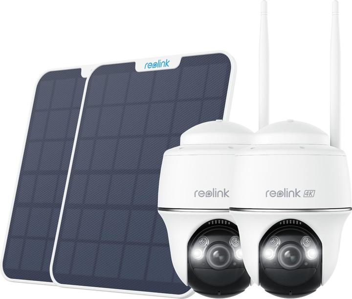 Reolink 2x B440 Battery-WiFi + 2x Solarpanel (3840 x 2160 Pixels)