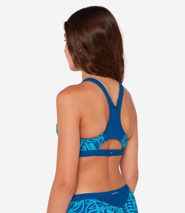 Image du produit Nabaiji Haut de maillot de bain natation Fille - 500 Kamyleon fatu bleu turquoise (14, 15, 16)