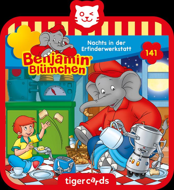 Produktbild Tigermedia Tigercard Benjamin Blümchen Nachts in der Erfinderwerkstatt (Folge 141) (Deutsch)