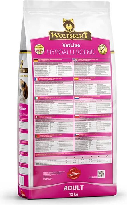 Produktbild Wolfsblut VetLine Hypoallergenic (Adult, 1 Stk., 12000 g)