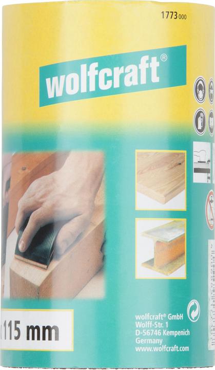 Immagine prodotto wolfcraft Rotolo di carta vetrata grana 100 (100)
