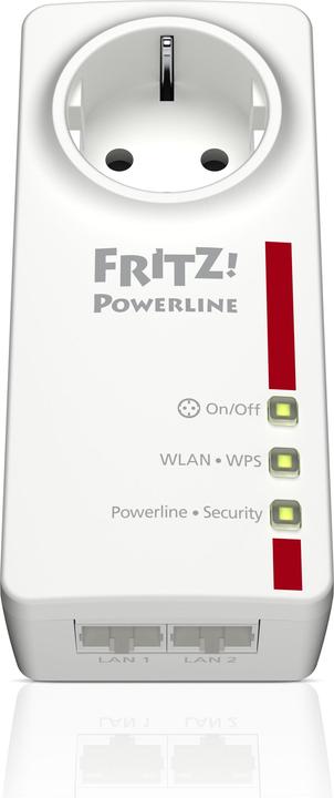 Productafbeelding AVM FRITZ!Powerline 546E, enkele adapter NL (500 Mbit/s)