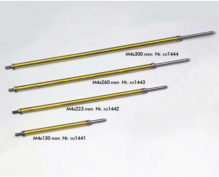 Actual product image Romarin stern tube 195 + shaft m4x260mm