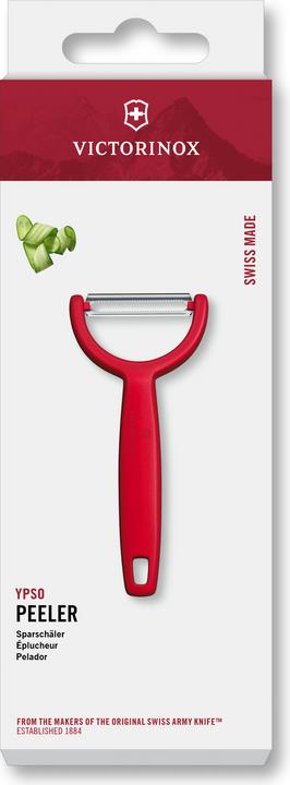 Produktbild Victorinox Ypso-Schäler, gezahnt, zweischneidig, rot
