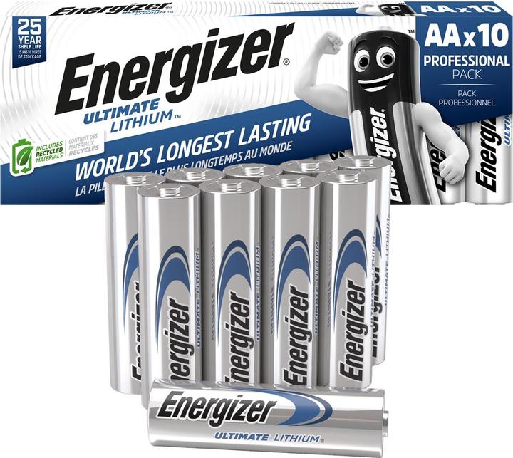 Produktbild Energizer Ultimate Lithium (10 Stk., AA, 3000 mAh)