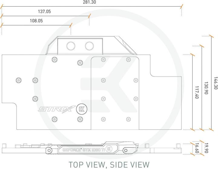 Produktbild EKWB EK-FC1080 GTX Ti Strix - Acetal+Nickel