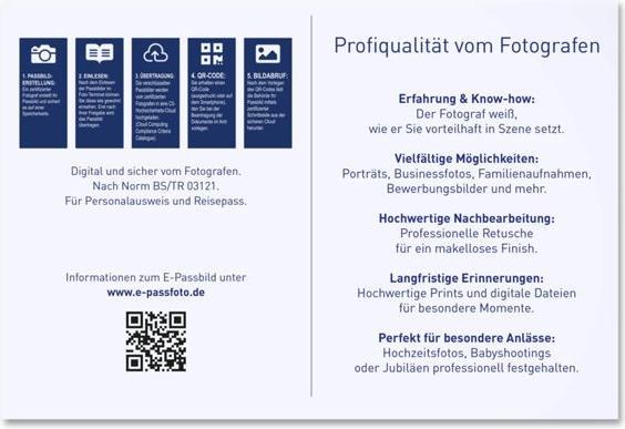 Image du produit Daiber 1x50 Passbildmappen E-Passfoto-PORTRAIT 14028 (1 x)