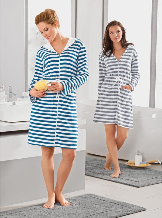 Produktbild Erwin Müller Damen-Bademantel mit Kapuze (W36/L38)