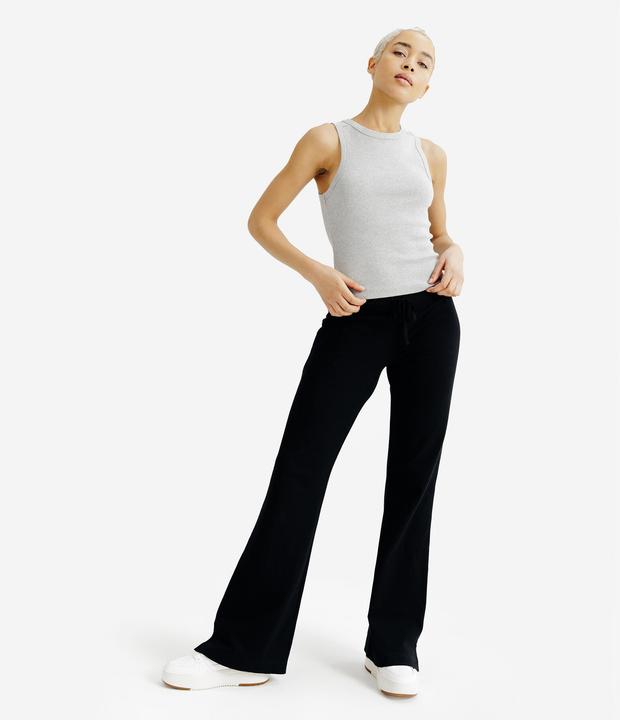 Produktbild Decathlon Leggings Damen ausgestelltes Bein - schwarz (W35)