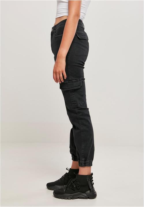 Produktbild Urban Classics Ladies Organic Stretch Denim Cargo Pants (28)