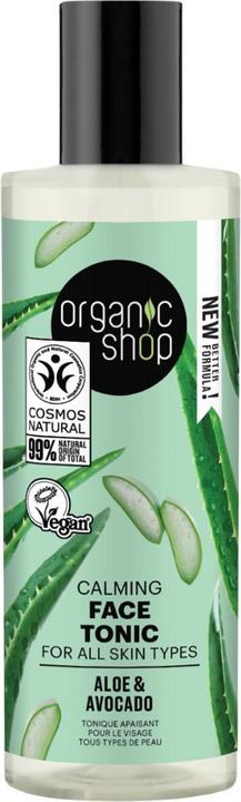 Organic Shop Beruhigendes Gesichtswasser mit Avocado und Aloe für alle Hauttypen 150ml (Tonic, 150 ml)