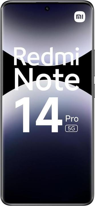 Actual product image Xiaomi Redmi Note 14 Pro (512 GB, Midnight Black, 6.67", Hybrid Dual SIM, 200 Mpx, 4G)