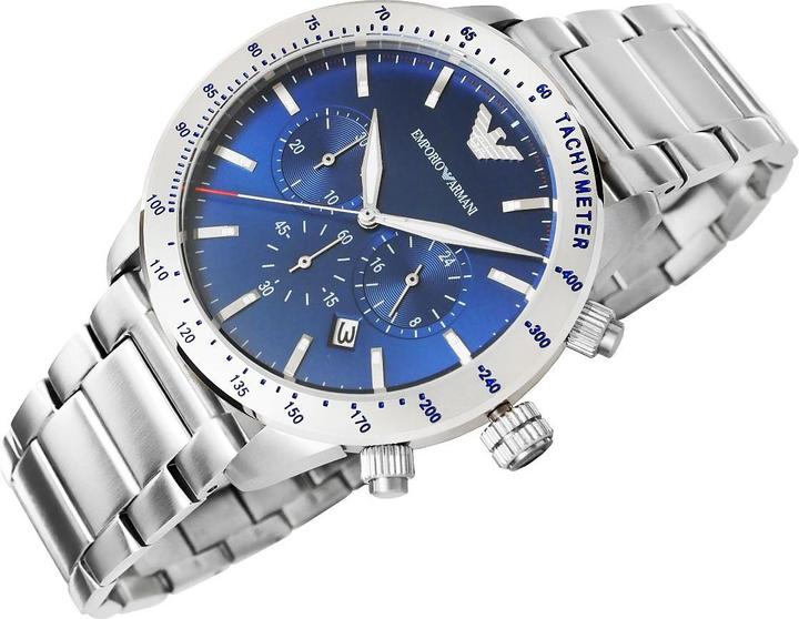 Actual product image Emporio Armani Mario (Chronograph, 43 mm)