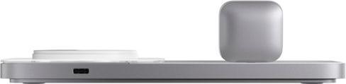 Actual product image Nomad Base One Max 3:1 with MagSafe Silver (15 W)