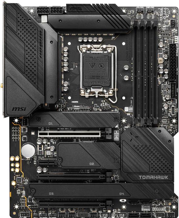 Actual product image MSI Mag Z690 Tomahawk Wifi (LGA 1700, Intel Z690 (DDR4), ATX)