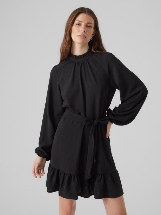 Actual product image Vero Moda Vmsnora Ls High Neck Short Dress Vma Dress (XS)