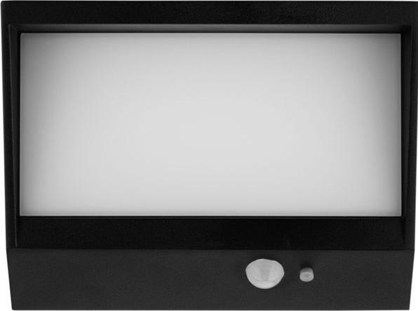 Actual product image REV LED Solar Wandl.Lumus 110lm Alu schw.m.Bewegungsm.2022001300 (110 lm)