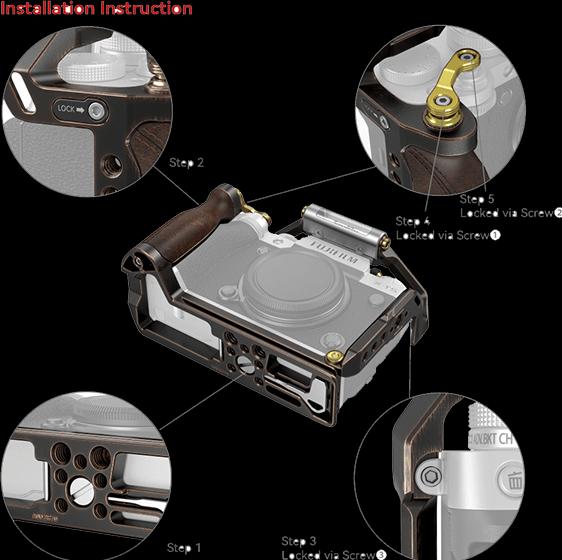 Produktbild SmallRig 3872 Retro Handheld Cage Kit für FUJIFILM X-T5 (Neuheit) (Cage)