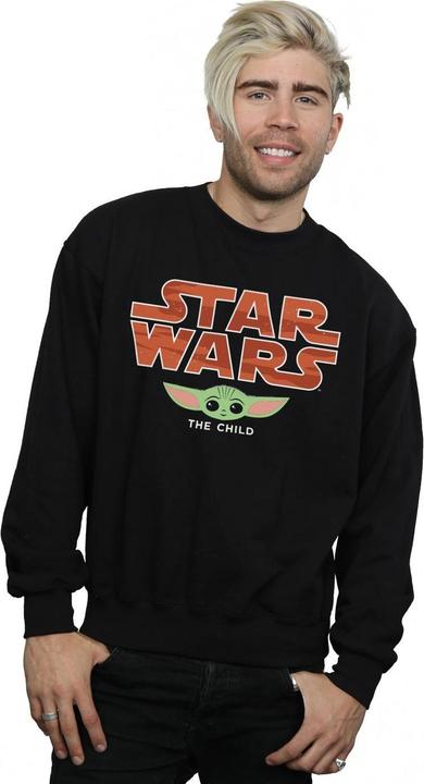 Actual product image Star Wars Mens The Mandalorian The Child Sunset Sweatshirt (M)