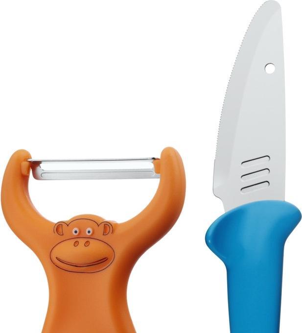 Produktbild WMF Kindermesser Schäler Kinderkoch Set 2tlg ab 6Jahren WillyMiaFred Kunststoff