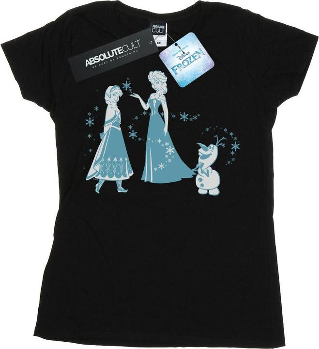 Immagine prodotto Disney Frozen Magic Snowflakes Maglietta Donna (XXL)