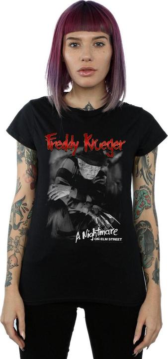 Immagine prodotto Absolute Cult Freddy Black And White Photo Maglietta Donna (XXL)