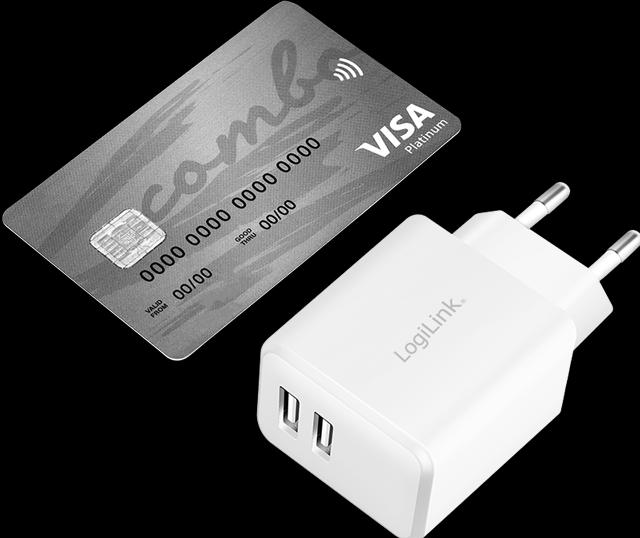 Produktbild LogiLink USB Steckdosenadapter (12 W)