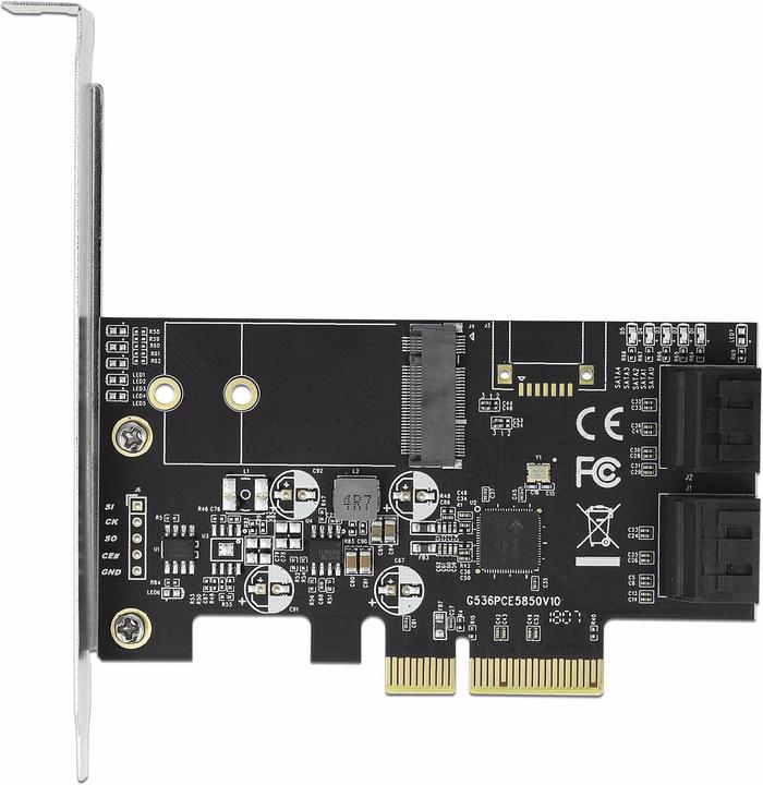 Produktbild Delock PCI-Express-x4 SATA, 1x M.2