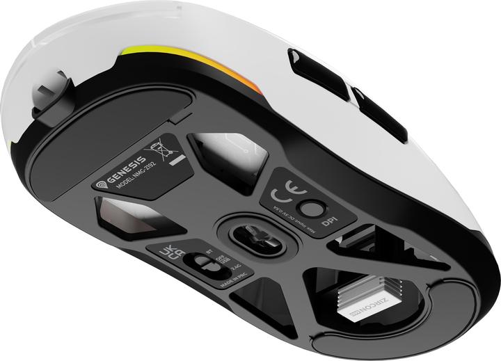 Image du produit Genesis Souris de jeu ZIRCON 660 sans fil blanc (Sans fil)