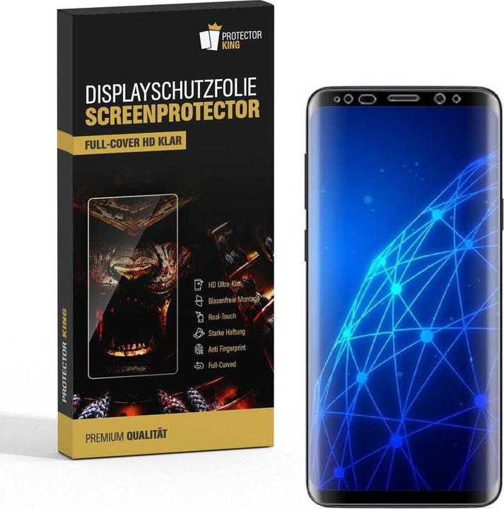 Produktbild Protectorking 1x Premium Displayschutzfolie 3D KLAR (1 Stück, Samsung Galaxy S9+)