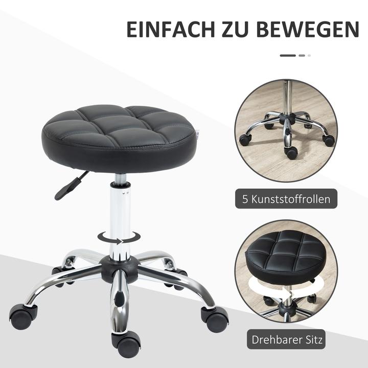 Produktbild Homcom Rollhocker im 2er-Set