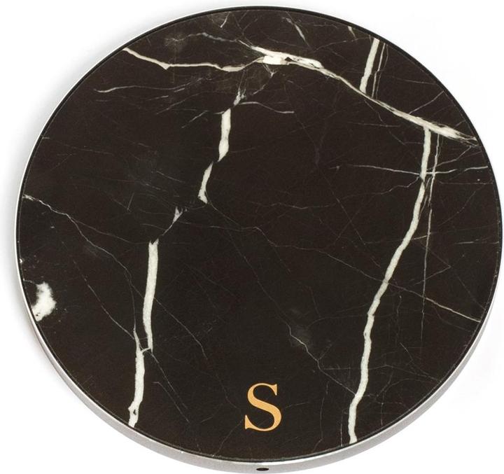 Actual product image Safari Selection Borne de charge CIRCLE MARBLE noir/?? petits motifs (10 W)