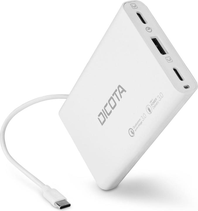 Actual product image Dicota Desktop 3-Port Charger (65W) white (65 W)