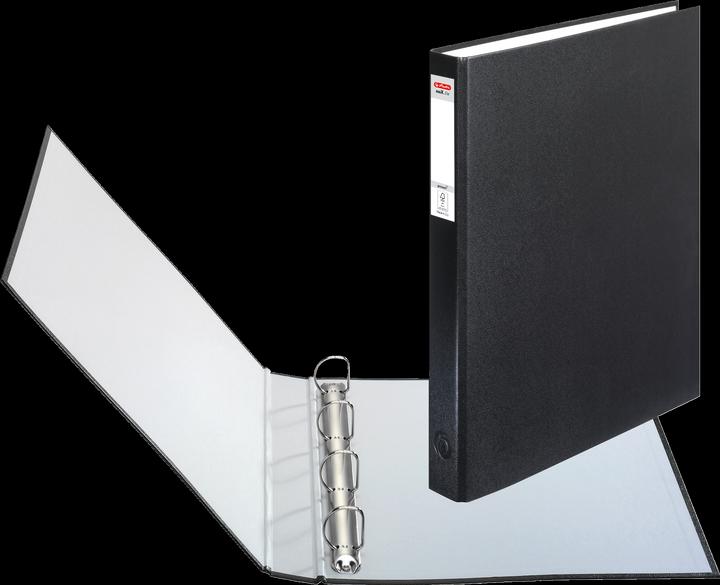 Actual product image Herlitz Ring binder maX.file protect, A4, 4-ring mechanism black, combination mechanism, spine width: 40 (A4, 40 mm, 1 Piece)