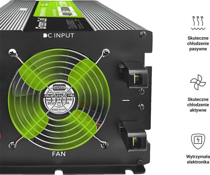 Immagine prodotto GreenCell Przetwornica LCD /10000W Czysty sinus z wywietlaczem